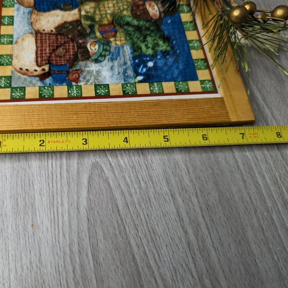 Snowman Christmas Trivet Hanging Decoration